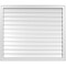 Ekena Millwork Vertical Surface Mount PVC Gable Vent: Functional, w/ 2"W x 1-1/2"P Brickmould Frame, 42"W x 36"H GVPVE42X3602SF - alternate 1
